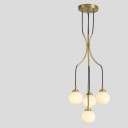 Loft Industry Modern - Gold Grape Chandelier